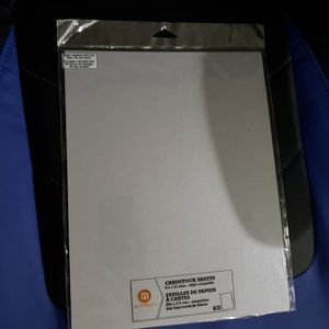 M cards Stock 8 Platinum Sheets 8.5X11